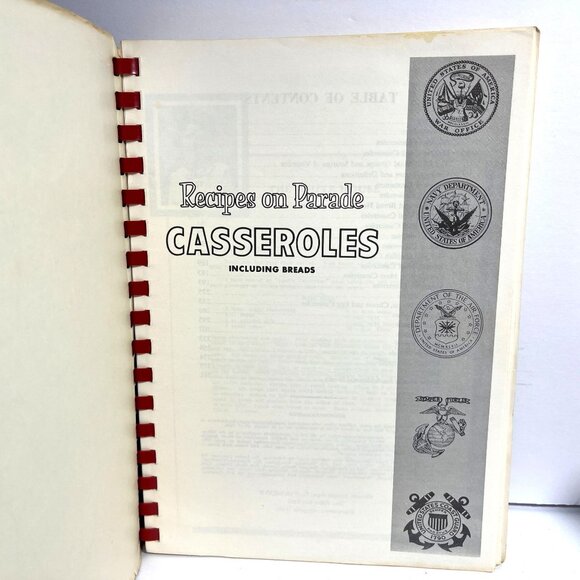 Recipes On Parade Casseroles Cookbook 1968 - Picture 2 of 8